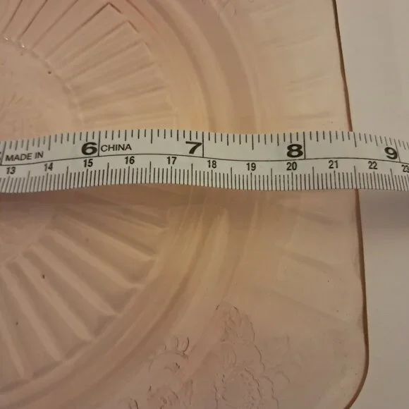 Set of five vintage Anchor Hocking Blush salad plates - Picture 3 of 9